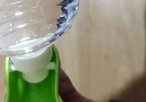 Bình đựng nước đi dạo cho Chó Mèo kèm máng uống - Love pets shop