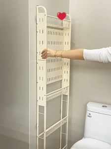 Lifinity ของใช้ในครัวห้องน้ำ​ เก็บให้เป็นระเบียบ ด้วยชั้นวางของ 4 ชั้น ติดผนัง อเนกประสงค์ เหล็กกล้าแข็งแรง