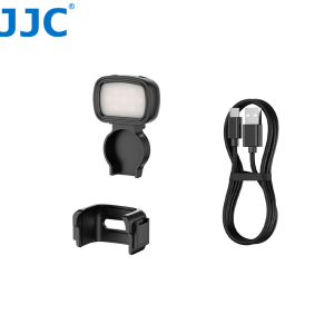 JJC Pocket 4 Magnetic LED Light for DJI Osmo Pocket 4 Accessories Rechargeable Selfie Vlog Auxiliary Fill Light Set 3 Color Mode