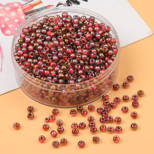 4mm Glass Beads Small Loose Beads for DIY Handmade Bracelets Necklaces Accessories Jewelry Making Materials Handcraft Supplies