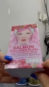 เครื่องดื่มคอลลาเจน คอลลาเจนแซลมอน คอลลาเจน พลัส + คอลลาเจนจากปลาแซลมอน Collagen Plus วิตามิน อาหารเสริม กิฟฟารีน