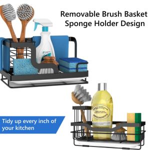 1pc Cleaning Tools Storage Holder Kitchen Stainless Steel Drain Rack for Use in Bathrooms Storage Rooms and Kitchens