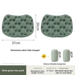 Etravel | Portable Foldable Egg-shaped Inflatable Seat Pad for Travel Camping Hiking Concerts Moisture-proof