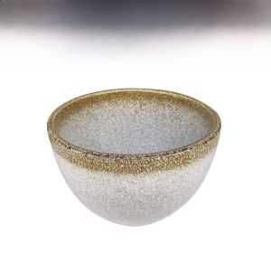 Retro Style Ceramic Soup Bowl Deepened Silver Star Chicken Cup Large round Shape Traditional Dining Utensils Japanese Style