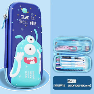 Deli Hoạt Hình Hộp Đựng Bút Chì Eva Cho Bé Trai Hộp Văn Phòng Phẩm Âm Thanh Nổi 3d Chống Nước Phiên Bản Hàn Quốc Học Sinh Tiểu Học Túi Đựng Bút Chống Rơi