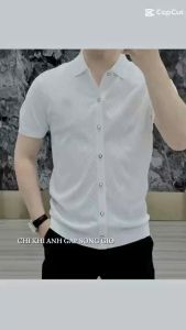 Áo thun nam cao cấp vải mềm mát phù hợp trốn công sở tiệc tùng H75