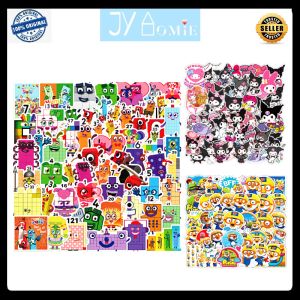 Sticker for Kids Number Blocks Sticker Kuromi Sticker Waterproof Stickers Numberblocks Stiker Kanak Kanak Mainan Sticker