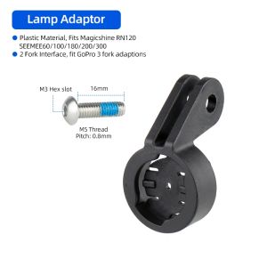 Suitable for Magicshine RN120 Taillight Bracket Saddle Bow Mounting Bracket Gopro Adapter and Expansion