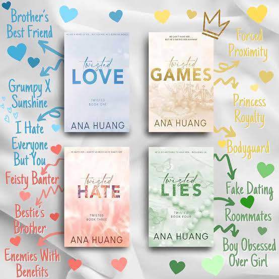 4 Books Twisted Series by Ana Huang (bahasa inggris)