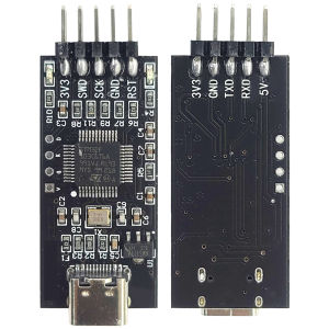 STM32 Burner Downloader Modules Emulator for Cortex-M Chip ARM Replace for JLINK and STLINK 10M SWD CDC TTL Port USB TYPE-C