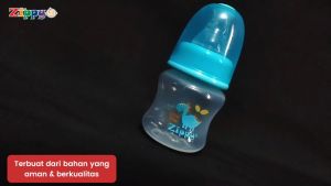 Zippy Botol Susu Atau Juice Bayi 60 ML Mini Dot Peristaltic Baby Bottle BPA Free 0-3 Bulan - OK-003