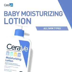 CeraVe Baby Moisturizing Lotion 237ml With Ceramides & Vitamin E Moisturizing Cream Baby Skin Care Barrier ﻿