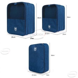 🚚SG Seller🚚( UP TO Shoe Size 46 ) Large Shoe Bag Organizer / Travel Shoe Bag / Portable Shoe Storage Bag (with Luggage Strap Slot)