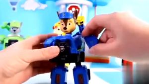 Paw Patrol Transformer Robot Car Educational Toys For Kids Pull Back Car