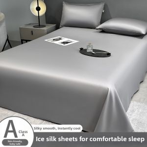 HAOMIAN | Cool Silk Smooth Bed Sheets 3pcs