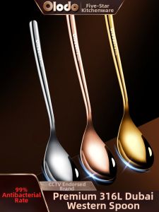 Olodo | Luxury Stainless Steel Spoons Long Handle