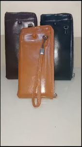 Baellerry C1286 Dompet Uang Panjang Zipper Muat HP Besar Bahan Sintetis Kulit Kilat Lilin Tebal