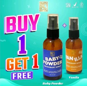 BELI 1 GRATIS 1 Deodorant Spray Naturals 50ml Atasi Bau Masalah Pada Ketiak