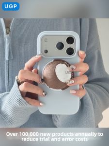 UGP | Premium Full Coverage Shockproof Magnetic Stand Blue Silicone Cell Phone Case