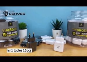 LCH217 - Batok LENYES LCH-217 (1 toples isi 15pcs) 2A 1 usb adapter charger untuk hp speaker headset Bluetooth powerbank