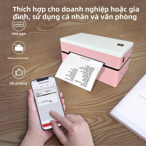 Máy In Nhãn Nhiệt Marklife D200 Bluetooth/USB 100x100/150mm Máy In Mã Vạch Vận Chuyển Nhanh Tương Thích Với Mac OS/Windows/Android