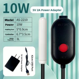 VOA | Mini Aquarium Ceramic Heater USB Temperature Control Waterproof