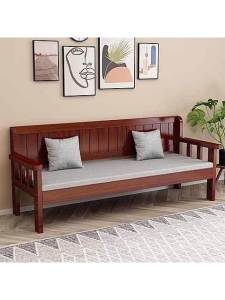 Solid Wood Sofa Bench Rental Balcony Living Room Chair