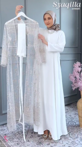 Dress jumbo Syaqilla/dress wanita Busui/Dress pesta kondangan/baju wanita murah/Gamis jumbo LD 110/dress terkini 2025