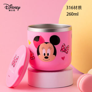 Stainless Steel Childrens Milk Cup with Scale Anti-Scalding Water Cup for Babies And Toddlers  Cartoon Design Straight Drinking Cup