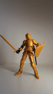 SG Dummy 13 Lucky 13 Action Figures Magnetic Multi-Jointed 3D Printed Medieval Warrior Figures knight figure- Mannequin