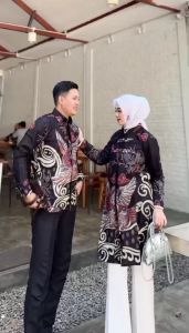 Tunik Batik Kerja Wanita Modern | Atasan Fashion Muslim Wanita Tunik | Batik Wanita Terbaru