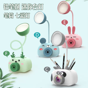 Lampu Meja Anak Lampu Belajar Anak Desk Lamp LED USB Rechargeable Lampu Anak Rautan Orotan Portable Karakter