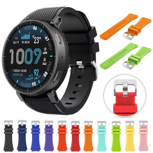 22mm Silicone Watch Band For Amazfit Active Max Replacement Strap For Amazfit Balance 2/Bip 6 5/GTR 4 3 2 2e 47mm/Stratos 3/Pace