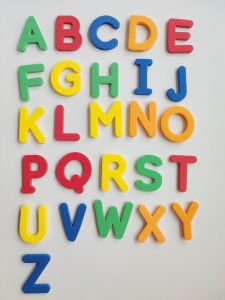 Magnetic Uppercase Lowercase 26 Letters Numbers Fridge English Teaching Aids Childrens Early Education Intelligence Toys