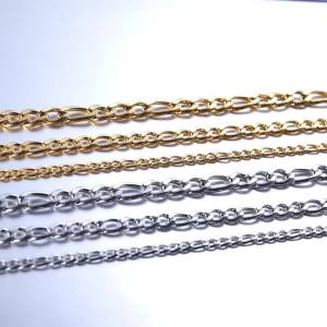 Punk Cuban Chain 3-10mm Wide Minimalist Bracelet Men Women Stainless Steel Gold Color Basic Hip Hop Figaro Chain Jewelry Gift