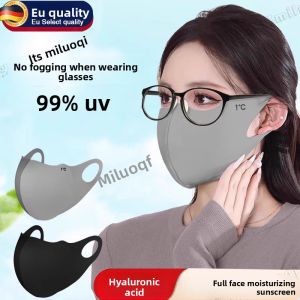 MONLEYTA | Sun Protection Ice Silk Mask Anti-Fog 3D Stereo Small Face Sensation Breathable New 2025 High Aesthetic Value Outdoor Mask
