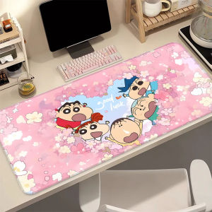 Bandai | Anime Gaming Mouse Pad C-Crayon Shin-Chans Extended Large Deskmat Non-Slip Rubber Base Table Pad for PC Computer Home Office