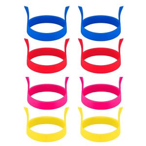 Others | Professional Egg Rings Non-Stick Fried Egg Mold for Breakfast Cooking Silicone Omelette Maker Heat Resistant Kitchen Tool