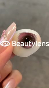 BEAUTYLENS Ballet Pink minus(-0.50s/d-8.00) Softlens Lensa Berwarna Lensa mata Ukuran 14.5mm