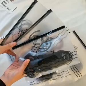 Ikat Karet Rambut Wanita Aksesoris Rambut Perempuan Kunciran Hair H144 100pcs pouch Warna Polos MX1033