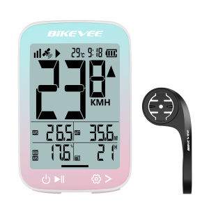 Bike Computer Wireless GPS Bicycle Odometer MPH KM/H Bike Speedometer Cycling Odometer Tracker LCD Display with Backlight