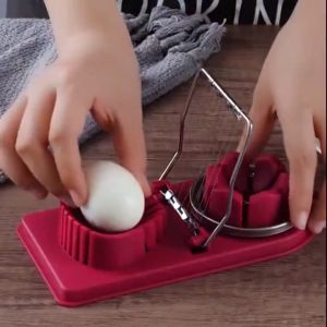 Multifunctional Egg Cutter,Eggs Two-In-One Cutter Butter Cheese Divider Slicer 1pc
