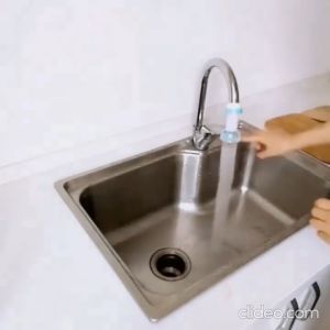 Penyaring Kran Air Saringan Filter Penjernih Pembersih Wastafel Dapur Kamar Mandi Kotor Keruh Jadi Bersih