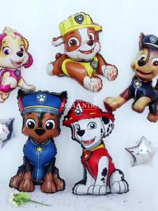 Paw Patrol | Bộ Trang Trí Tiệc Tự Làm Hình Nhân Vật PAW Patrol - Ryder Chase Marshall Skye Rocky Ruby Zuma - Bóng Đồ Chơi Trẻ Em Dùng Cho Đồ Dùng Tiệc Sinh Nhật