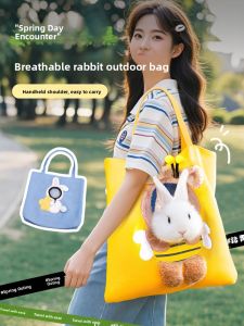 VOA | Portable Breathable Pet Rabbit & Guinea Pig Carrier Bag
