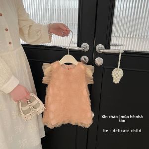 Đầm Phong Cách Công Chúa Ngọt Ngào Tulle Tay Bồng Nhẹ Nhàng