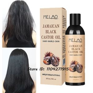Jamaican Black Castor Oil 100% Natural Nourishes Hair Massage Essential Oil Essence Dry Repair Boost Oil Hair Conditioner 237ml