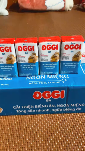 Sữa pha sẵn Oggi BA thùng 48 hộp. Miễn dịch khỏe lên cân nhanh Vitadairy.