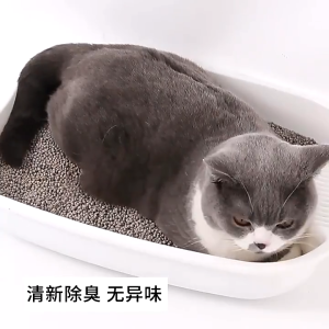 12 LITER PASIR KUCING GUMPAL WANGI YUNA CAT LITTER PREMIUM AROMA LAVENDER KURNIA PETSHOP