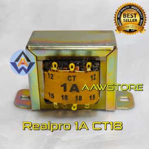 Trafo Realpro 1A CT 18v trapo 1A ct18v 1 ampere Tembaga Murni